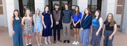 SharingChange 2025 scholarship winners group photo