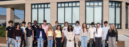 Washington Youth Tour student winners group photo