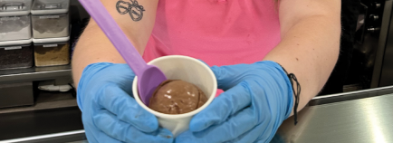ice cream in a cup