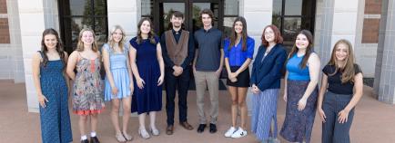 scholarship winners group photo